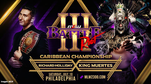 King Muertes vs. Richard Holliday a luchar por el Campeonato del Caribe en Filadelfia