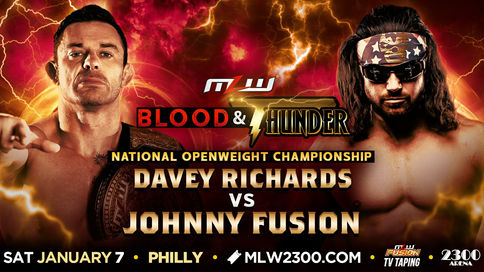 Davey Richards vs. Johnny Fusion por el título nacional Openweight de MLW para el 7 de enero