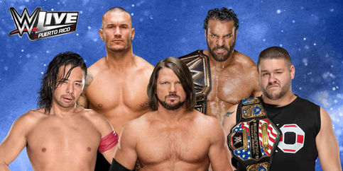 Cartelera para WWE LIVE en San Juan, Puerto Rico