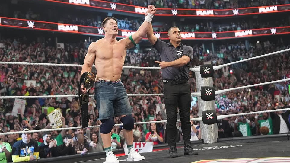 Árbitro boricua Eddie Orengo se expresa: "Fue un honor contar el tres para John Cena"