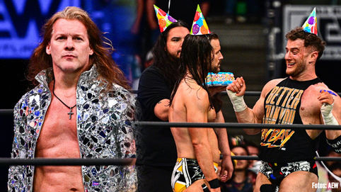 MJF y Adam Cole celebran en grande; Incierto el futuro de Chris Jericho en AEW