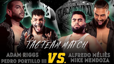 ESPÍRITU DE LUCHA II: Mike Mendoza y Alfredo Méliès chocarán con Pedro Portillo III y Adam Riggs