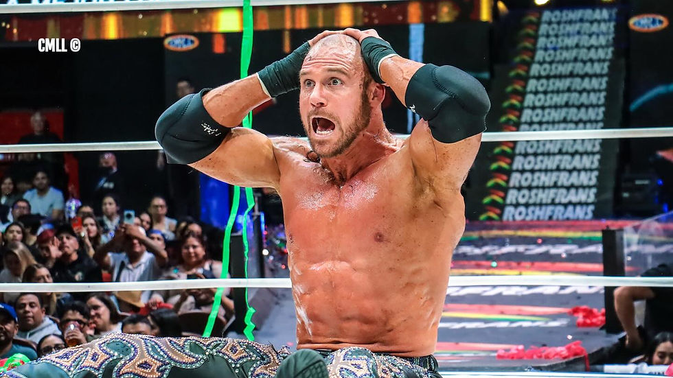 John Morrison sin pelo en Arena México.