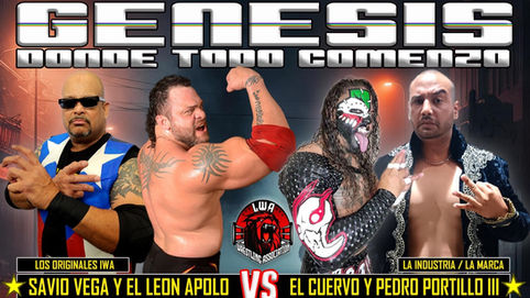 Lionheart Wrestling Association (LWA) presenta el evento Génesis