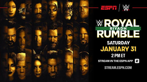Royal Rumble se transmitirá exclusivamente en Puerto Rico y Estados Unidos por la app de ESPN