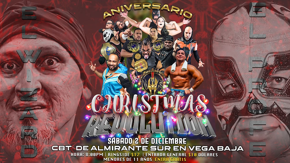 Afiche IWR Christmas Revolution 2023