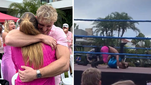 Logan Paul celebra "gender reveal" con lucha entre Mike Mendoza y Samuel Olmo