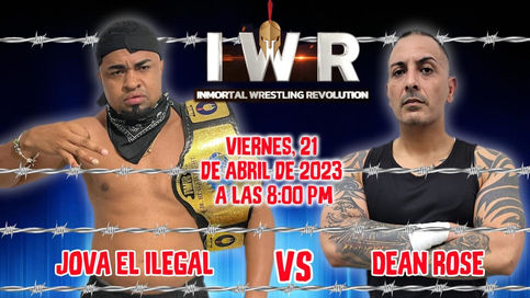Una lucha con el ring rodeado de Alambres de Púas estelariza IWR esta noche en Bayamón