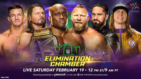 Elimination Chamber: Cinco retadores buscan destronar a Lashley y ganar su pase a WrestleMania