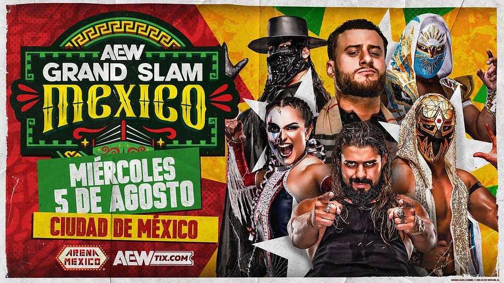 AEW Grand Slam: México regresa a la Arena México el miércoles 5 de agosto