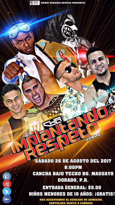 CWA confirma encuentro titular entre Sensational Star Roger y El Cuervo