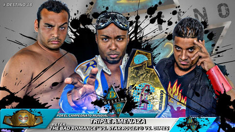 CWA a presentar DESTINO 2018 con una lucha de Triple Amenaza en la estelar