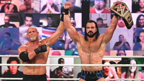 HISTÓRICA VICTORIA: McIntyre derrota a la leyenda Goldberg para retener el Campeonato de WWE