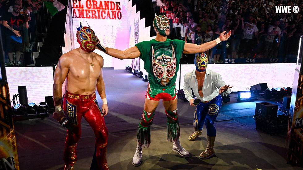 El Grande Americano está anunciado para estar presente en WWE Raw en Ciudad de México.
