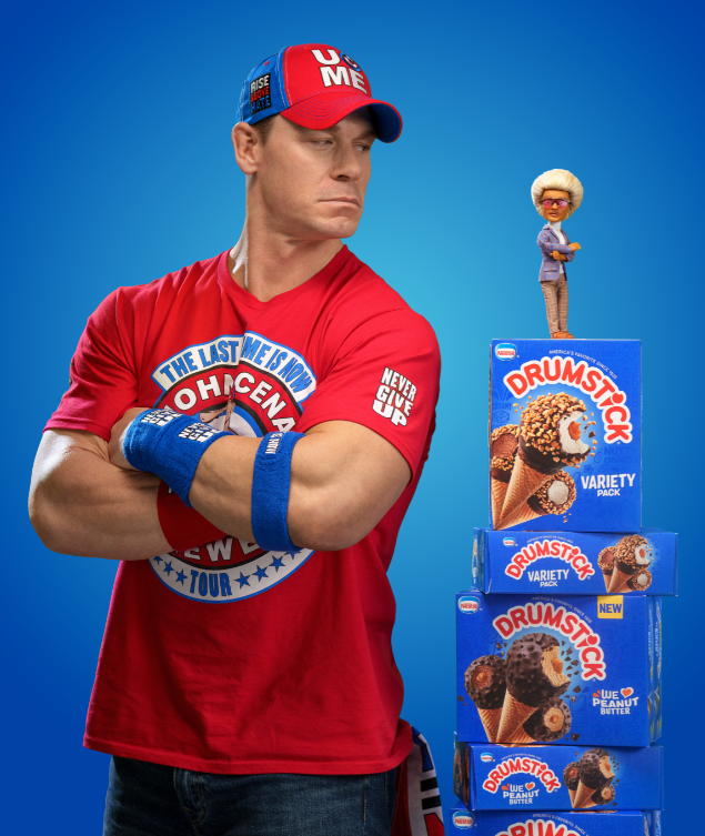 WWE y John Cena se unen a Drumstick para WrestleMania 41
