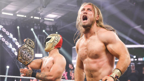 Axiom y Nathan Frazer en los ojos de los campeones en pareja de WWE