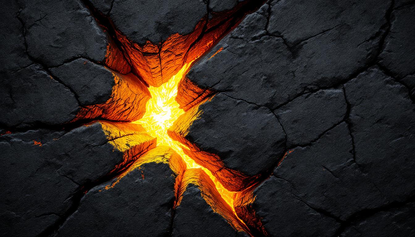 A cracked stone wall with warm amber light pouring through the fractures — symbolizing how empathy language meant to connect can become a barrier