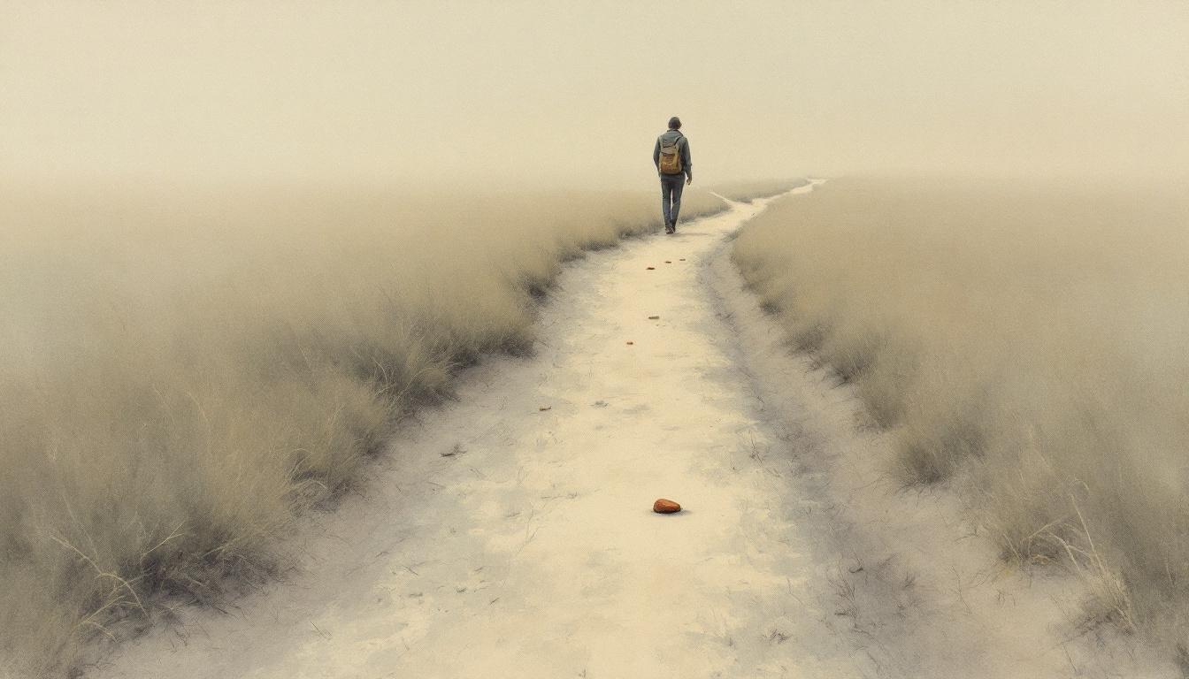 A worn groove in the grass — the path of habit vs. the path of genuine NVC practice