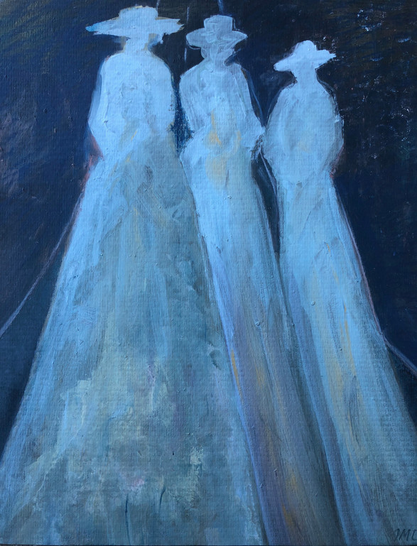 WANDERING WOMEN IN WHITE