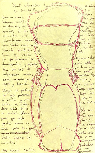 dibujo interactivo del texto