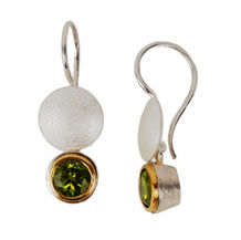 Ohrringe mit leuchtend grünem Peridot