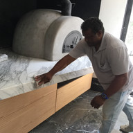 acabamento em obra calacatta