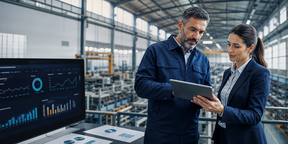 Gestor de fábrica e estrategista avaliam marketing digital e crescimento