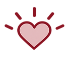 Radiant Burgundy Heart Icon.png