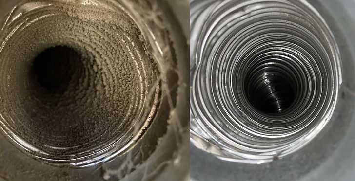 ventilasjonsrens østfold før og etter