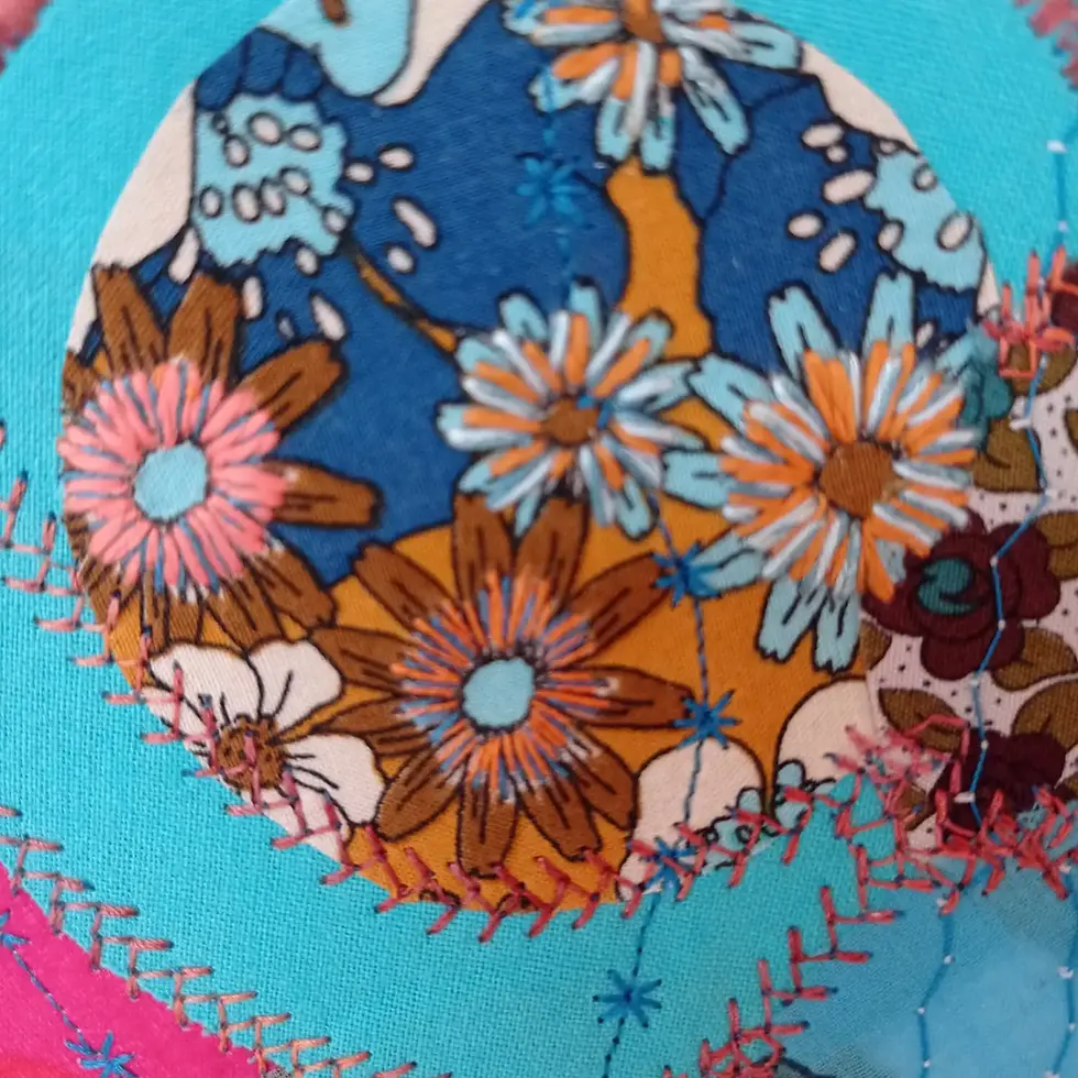 Miniature : Patchwork Fuschia