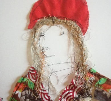 une oeuvre textile d'Atelier Lfk Chrystelle Bertrand