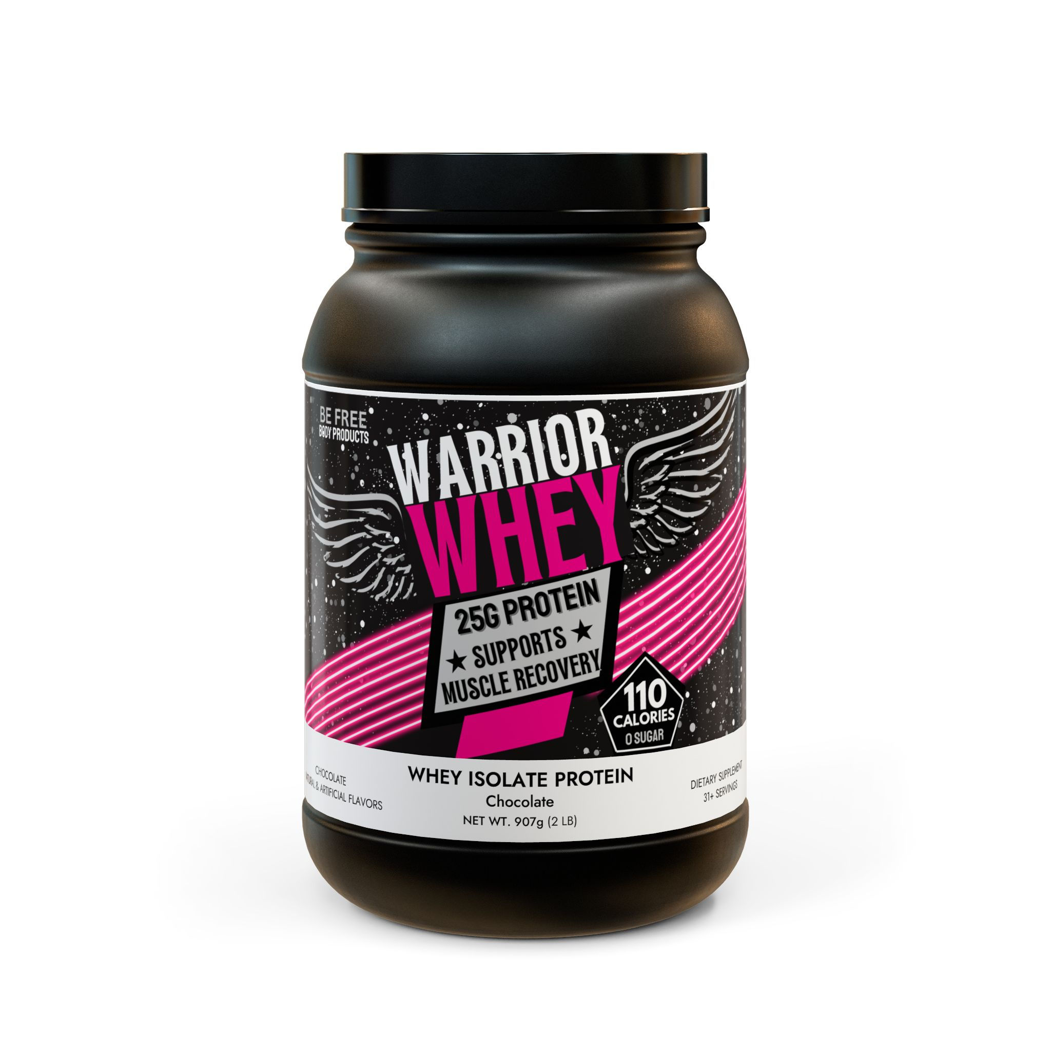 Whey Isolate Protein Supplement (907g, 2lb)