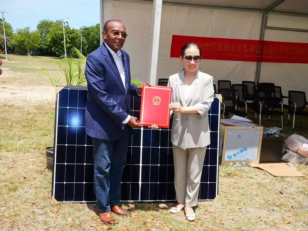 China donates solar kits to vulnerable households in Antigua & Barbuda
