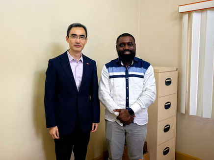 Chinese ambassador and Grenada minister discuss digital transformation