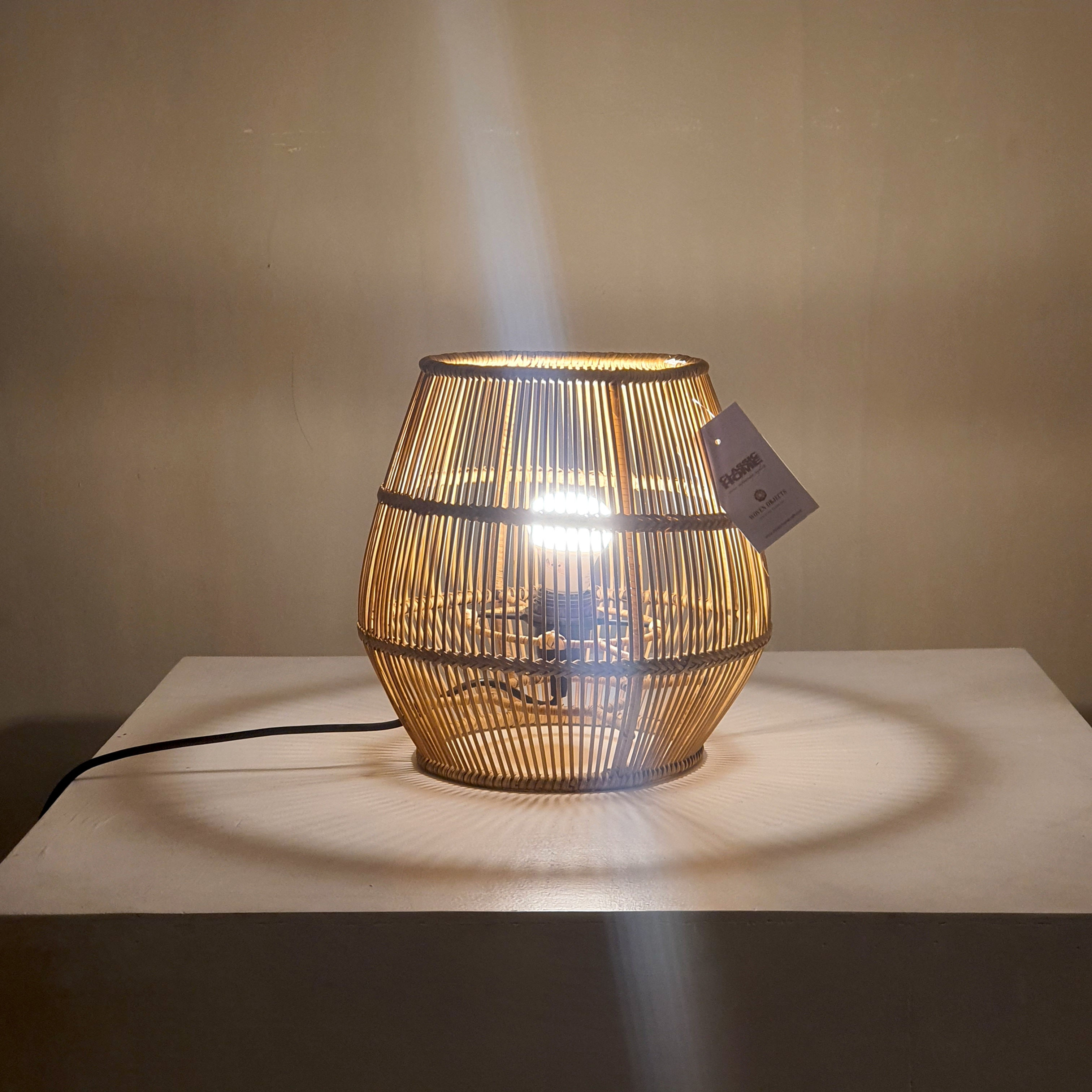 Tulip Bamboo Table Lamp
