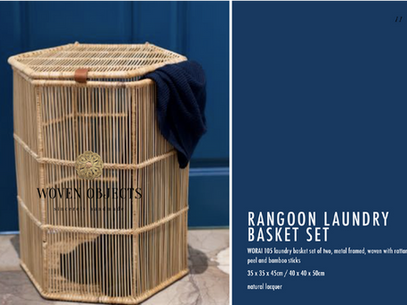Rangoon Collection: Bamboo storage and planter baskets
