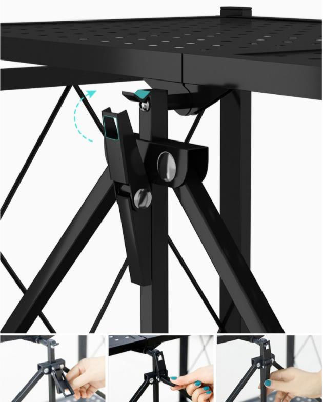 Miniatura: ESTANTE RETRACTABLE DE 3 /4 / 5 CAPAS FOLDING SHELVES (High Quality)