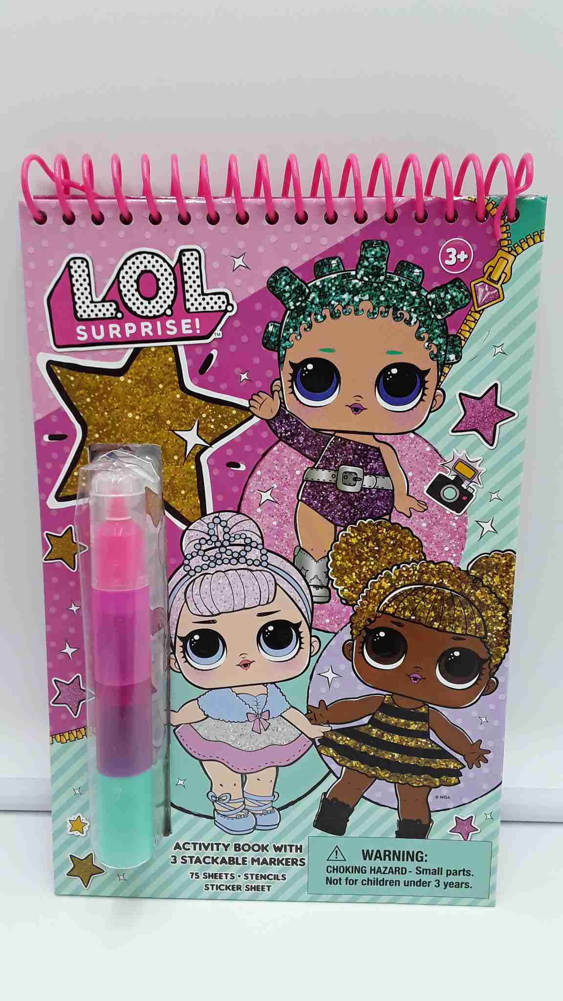 LOL ACTIVITY BOOK WITH MARKERS