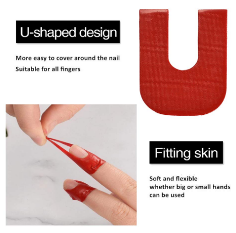 Miniatura: TAPE DE UÑAS ANTI-DESBORDAMIENTO/ Disposable Peel Off Sticker U-Shape Tape