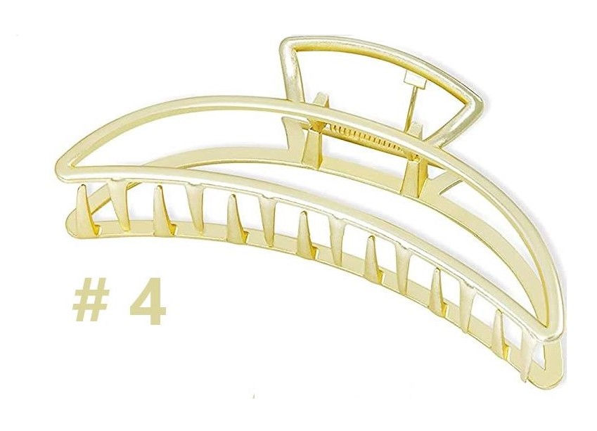 Miniatura: PINZA DE PELO DE METAL DORADA