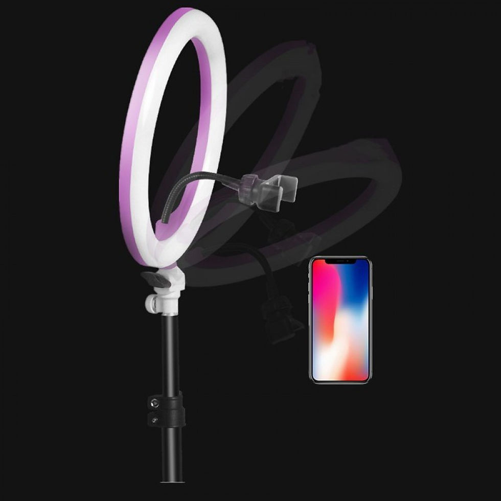 Miniatura: SELFIE LED RING LIGHT W. STAD TRIPOD 10in