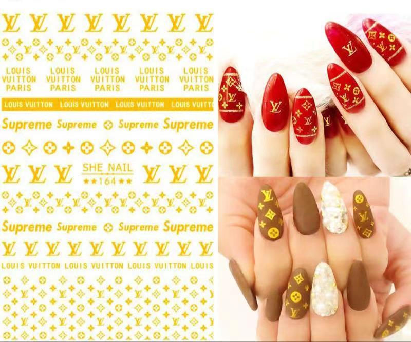 Miniatura: PEGATINAS 3D AUTOADHESIVAS DE MARCA PARA DECORACIÓN DE UÑAS BRAND NAIL STICKERS