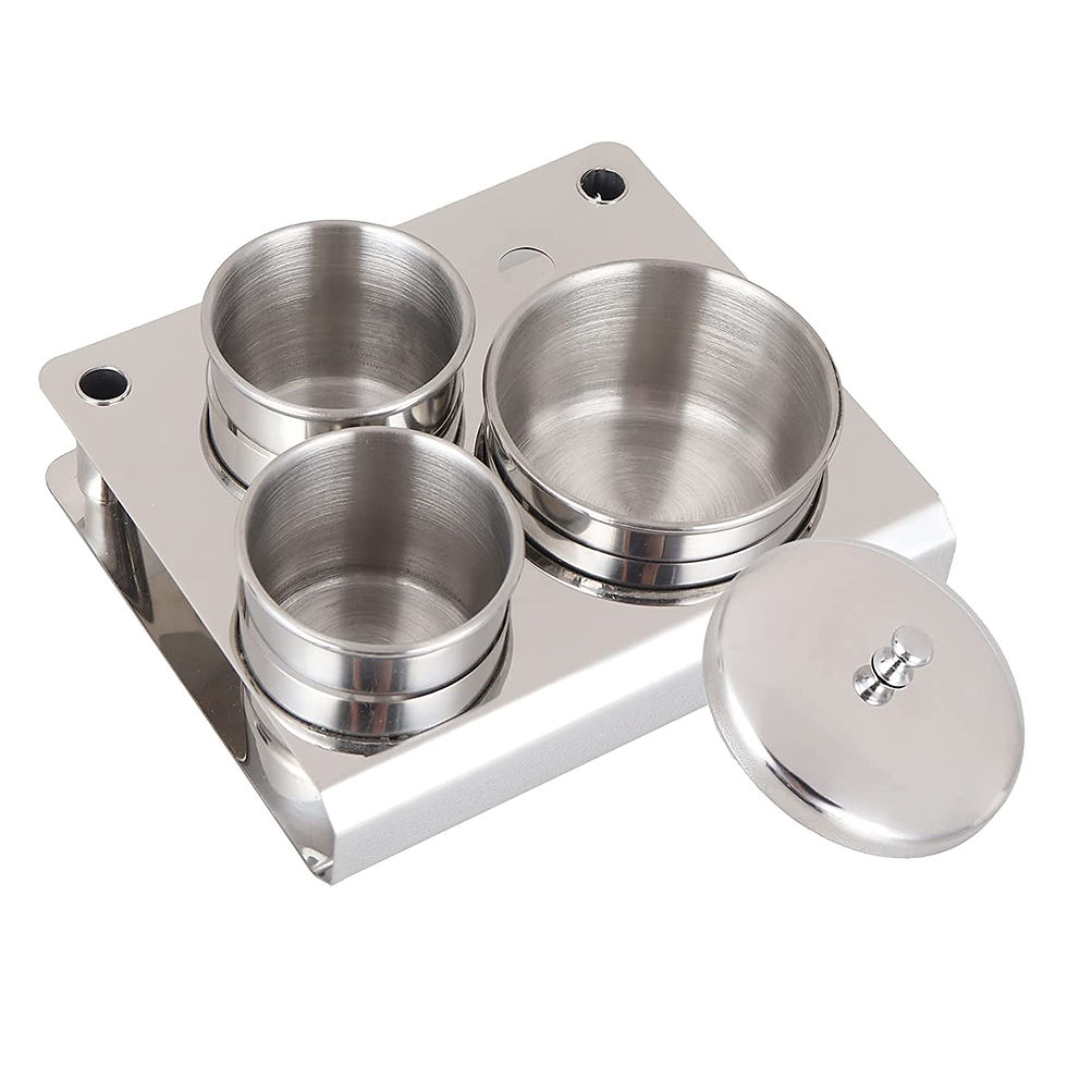 Miniatura: ART DISPENSER Acero Inoxidable, Herramientas de uñas acrílico líquido polvo