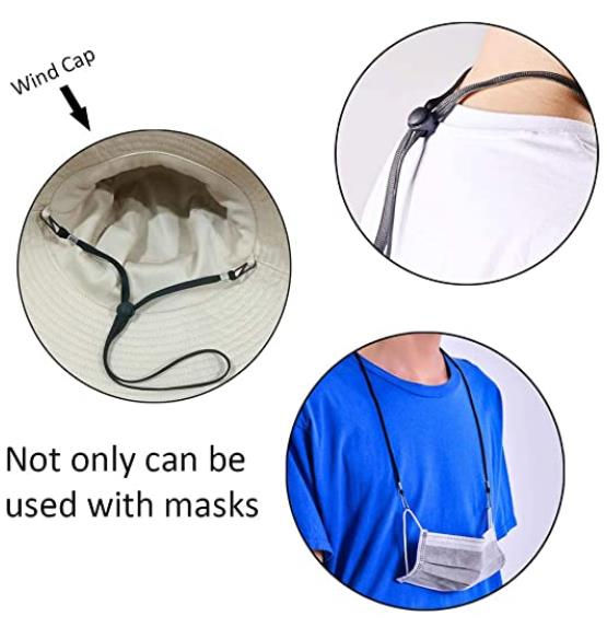 Miniatura: SPORT AJUSTABLE MASK KEEPER Eyeglasses Straps, Face Mask Safety Holder Strap