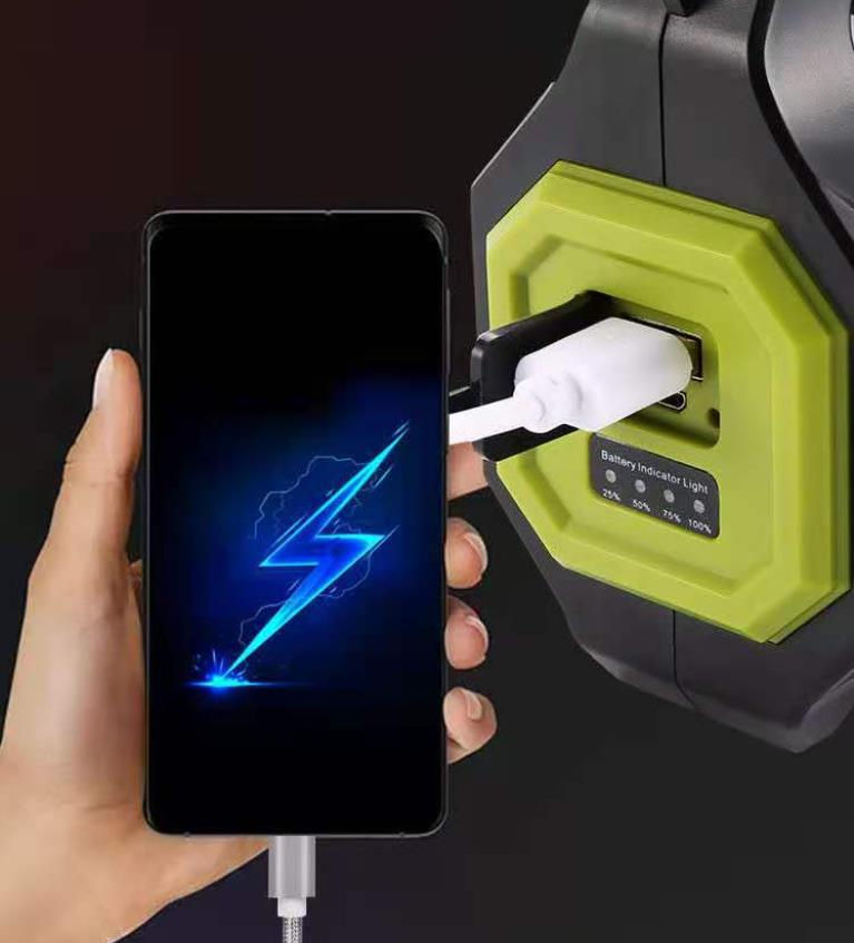 Miniatura: LINTERNA SOLAR MULTIFUNCTIONAL PORTABLE SOLAR SEARCHLIGHT