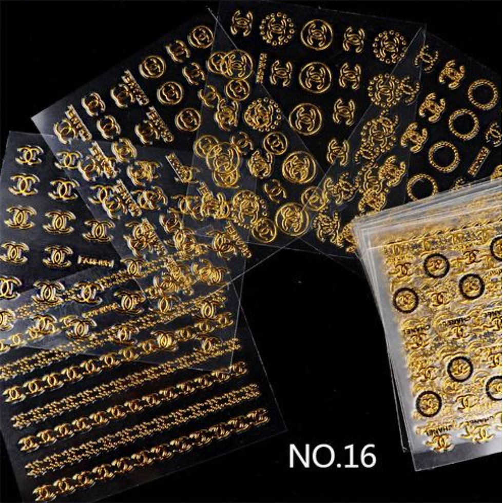 Miniatura: PEGATINAS 3D AUTOADHESIVAS PARA DECORACIÓN DE UÑAS NAIL STICKERS 2PCS