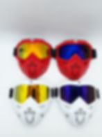 Miniatura: Sport Face Shield Removable Face Mask With  transparent Lens 4PCS SET
