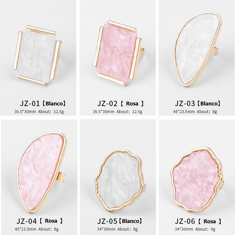Miniatura: PALETA CON ANILLO DE RESINA DE ARTE DE UÑAS PLACA PARA FOTOS