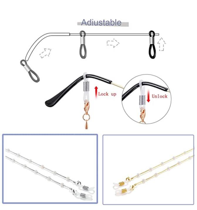 Miniatura: CADENA DE GAFAS Y MASCARILLA, FACE MASK, SUNGLASSES  KEEPERS,  SAFETY NECKLACE