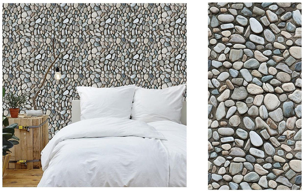 Miniatura: Waterproof Mosaico Vinyl Tiles Sticker  12*24 IN